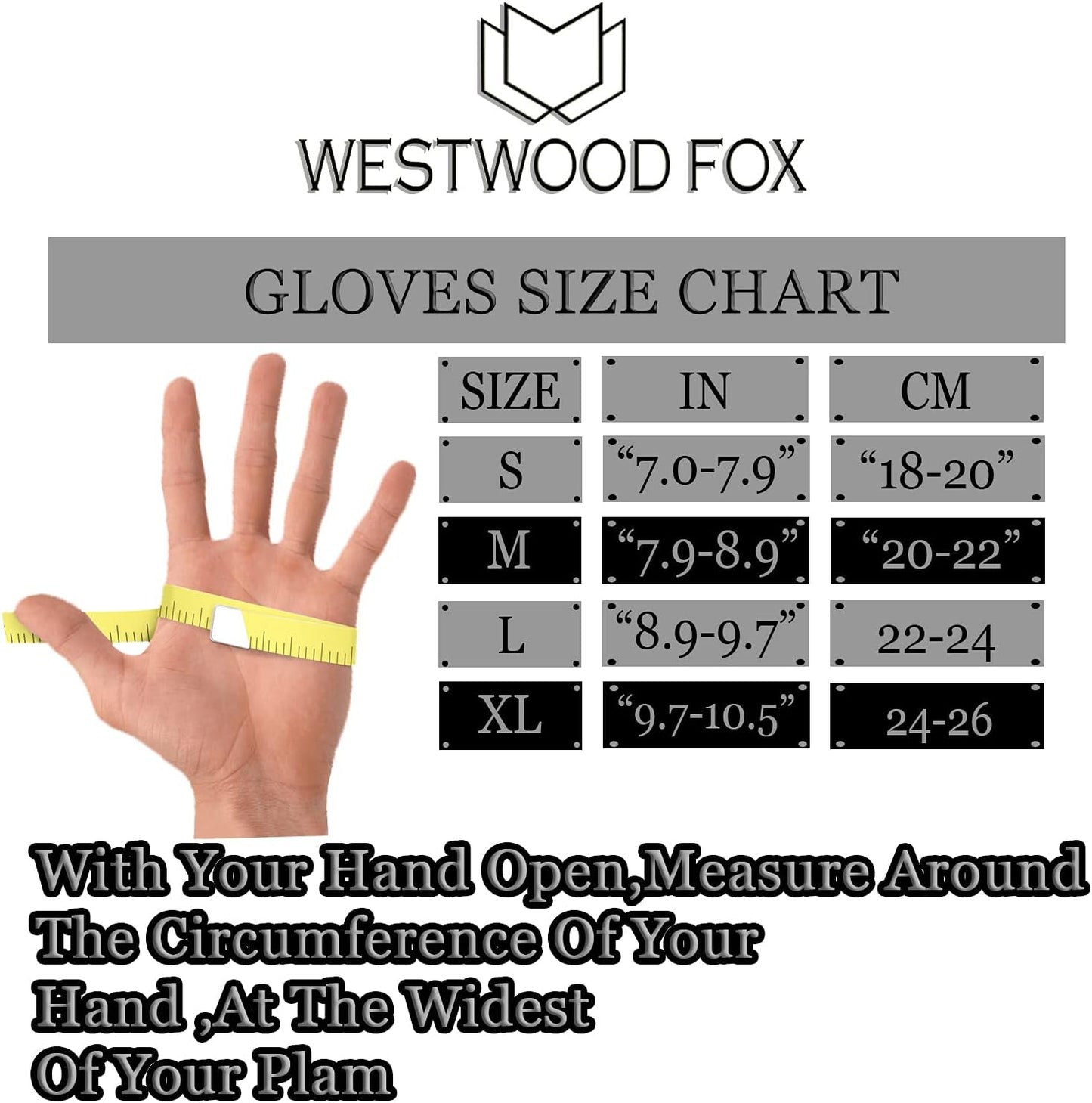 WESTWOOD FOX WFX Thermal Cycling Gloves for Touchscreen, Warm Winter Gloves, Windproof, Non-Slip Fleece Lining, Warm Gloves for Men and Women