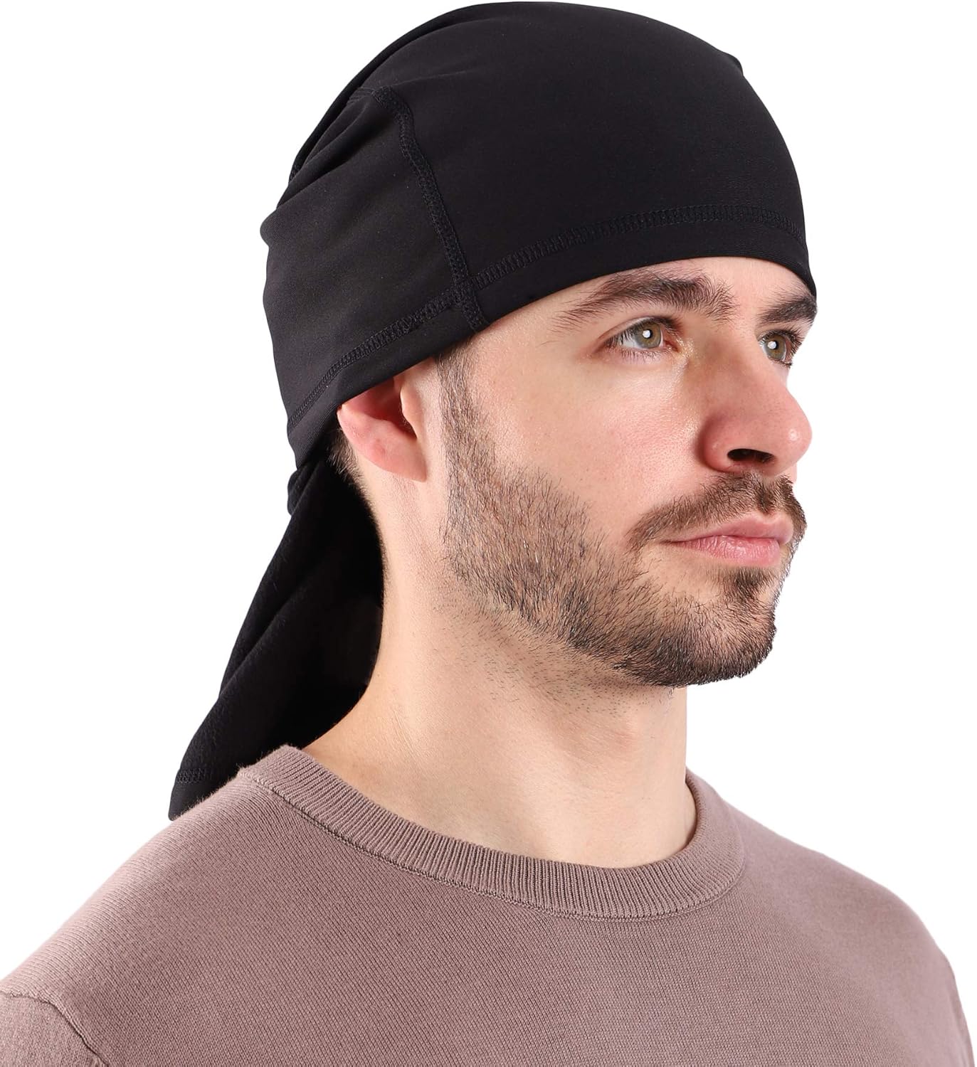 Arcweg Unisex Multi-Purpose Winter Tubular Neck Warmer with Elastic Thermal Fleece Lining for Skiing, Running, Motorcycling, and Cycling