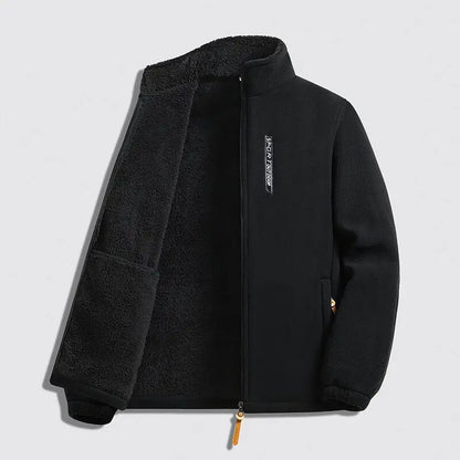 Winter Jacket New Polar Fleece Jacket Men's Autumn and Winter Season Lamb Fleece Thickened Warm Jacket Winter Men's Jacket