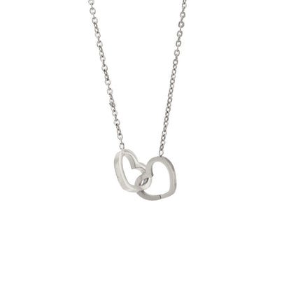 Personalized Intertwined Hearts Necklace + Eternal Rose Box